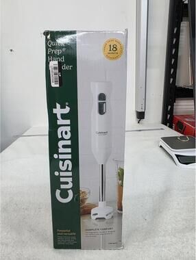Cuisinart Quick-Prep Hand Blender White 250 Watt Immersion Blender